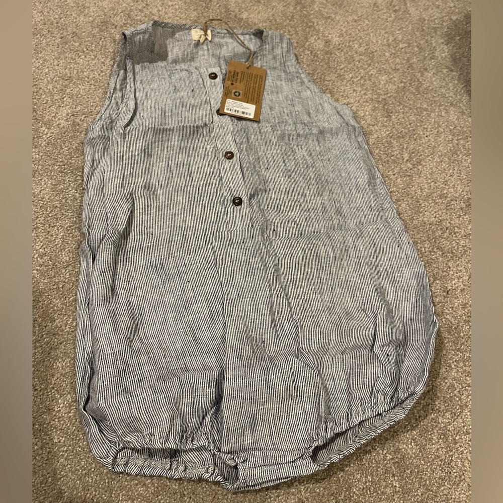 Simple Folk organic linen romper | 7